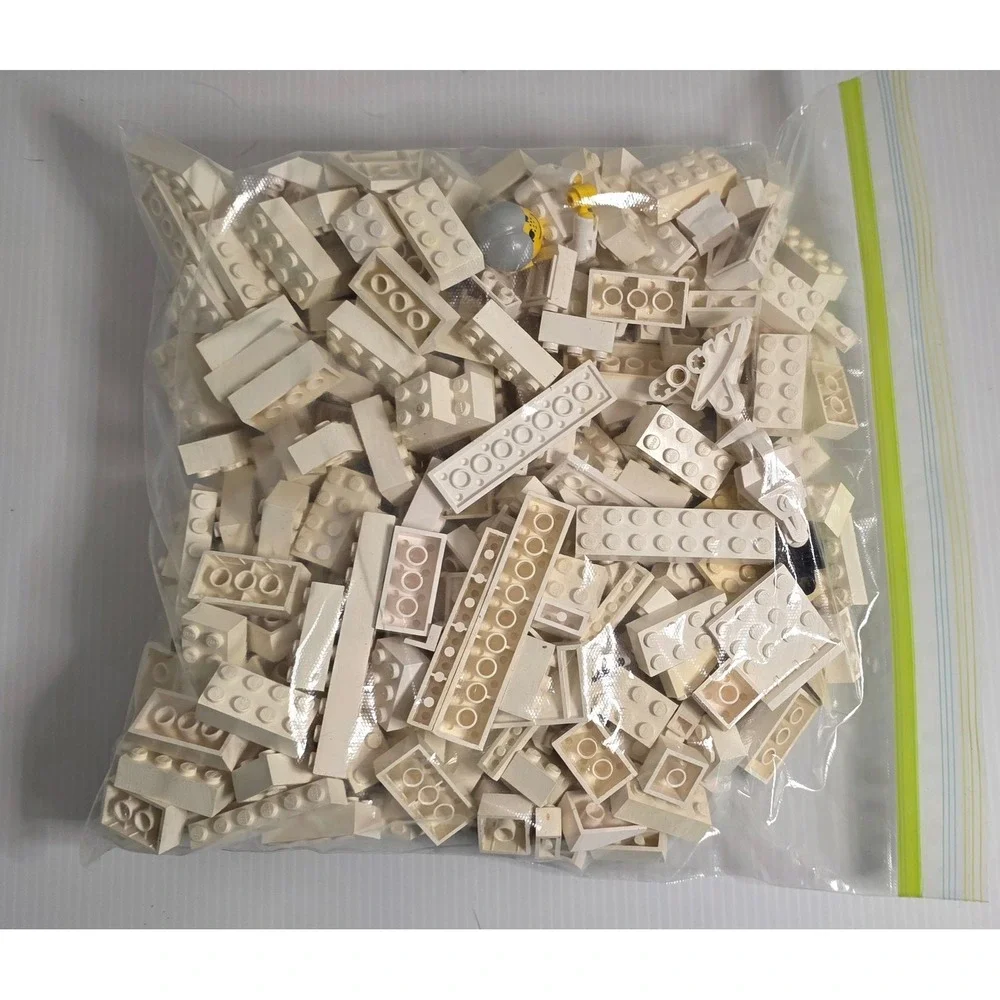 LEGO White‎ Bricks Lot Minifigure Parts Wings Specialty Pieces Bulk 1.6 lb